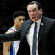 It would be easier to believe Coach K was truly worried about playing during a pandemic if he ever looked as mad about COVID as he does about a ref calling anything against his team.